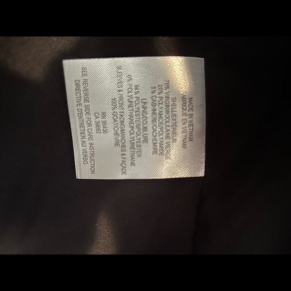 THEORY Naomo Jacket Black Wool & Leather - Picture 6 of 6